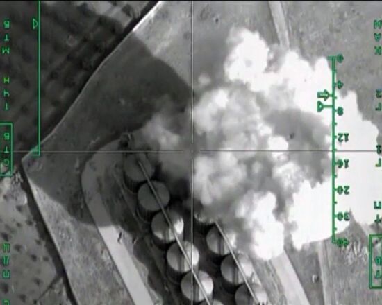 Russian Aerospace Forces conduct targeted air strikes on terrorists' oil storage facilities in Syria