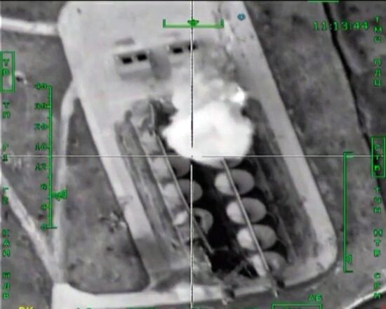 Russian Aerospace Forces conduct targeted air strikes on terrorists' oil storage facilities in Syria