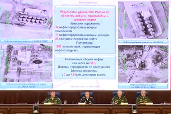 Briefing by Russian Defense Ministry in Moscow
