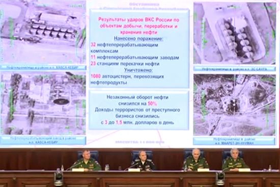 Briefing by Russian Defense Ministry in Moscow