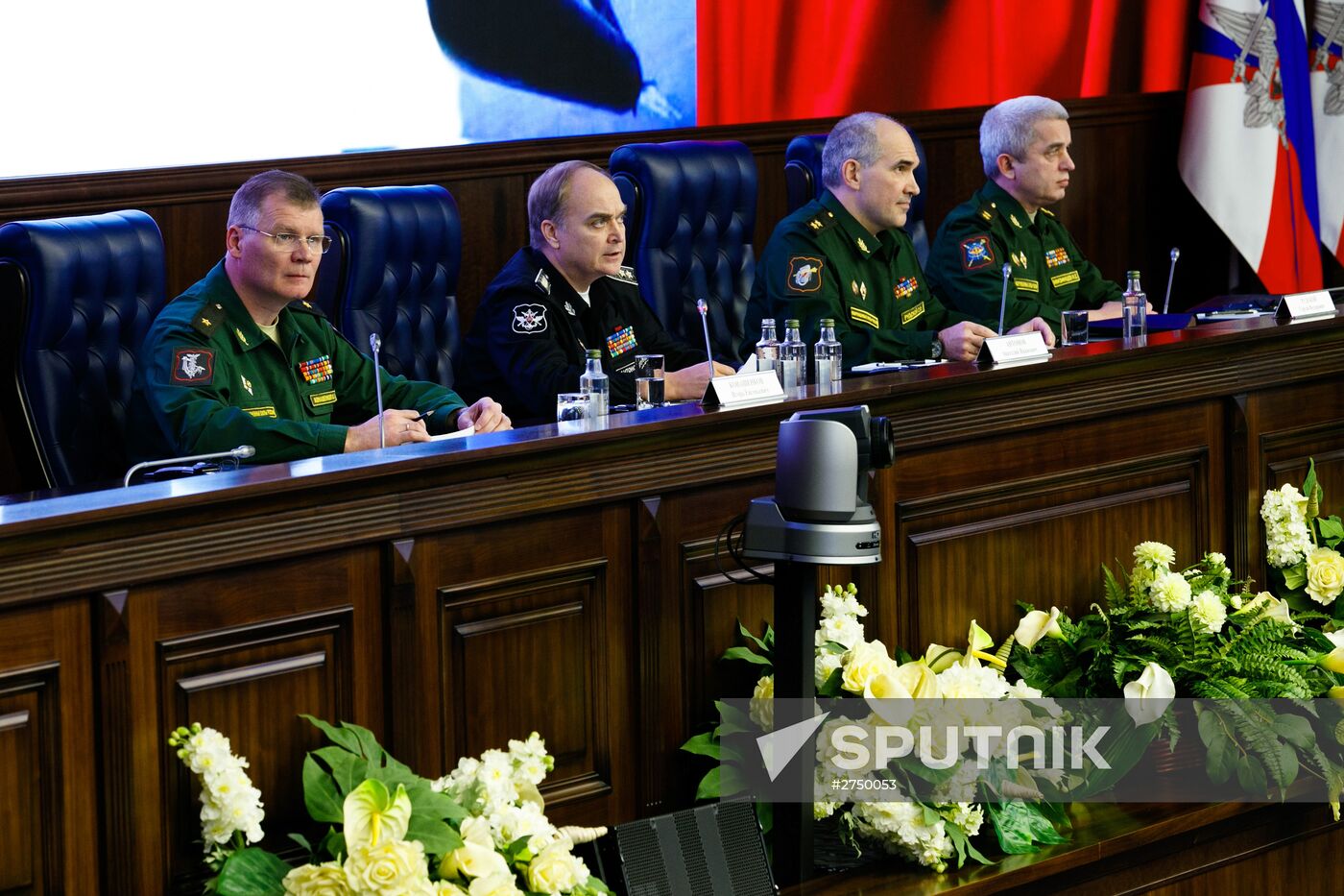 Briefing by Russian Defense Ministry in Moscow