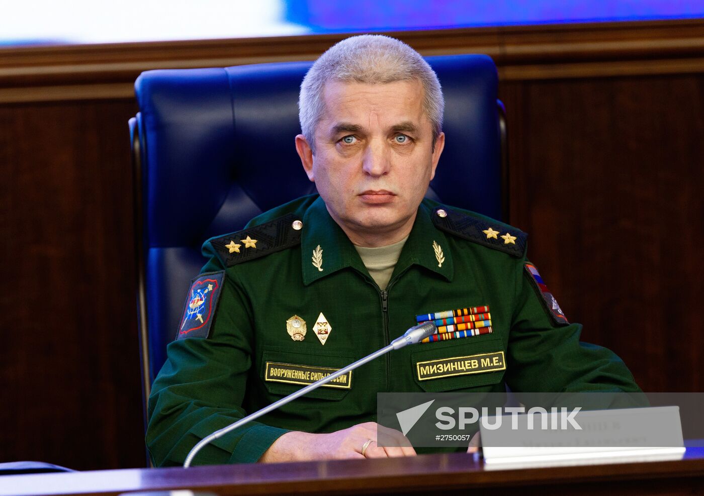 Briefing by Russian Defense Ministry in Moscow