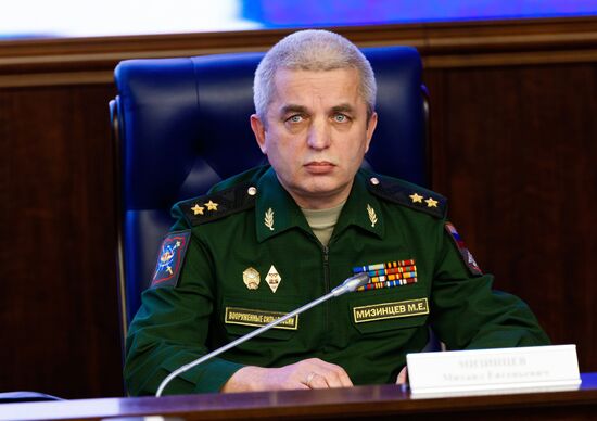Briefing by Russian Defense Ministry in Moscow