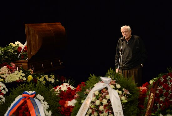 Farewell ceremony for film director Eldar Ryazanov