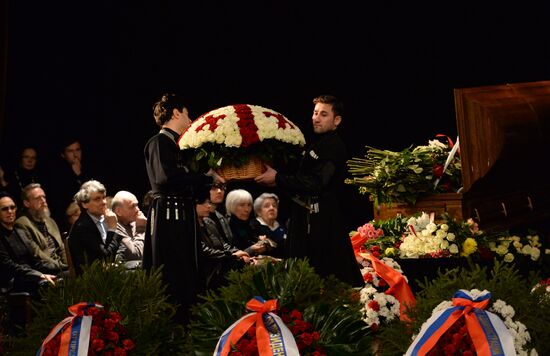 Farewell ceremony for film director Eldar Ryazanov