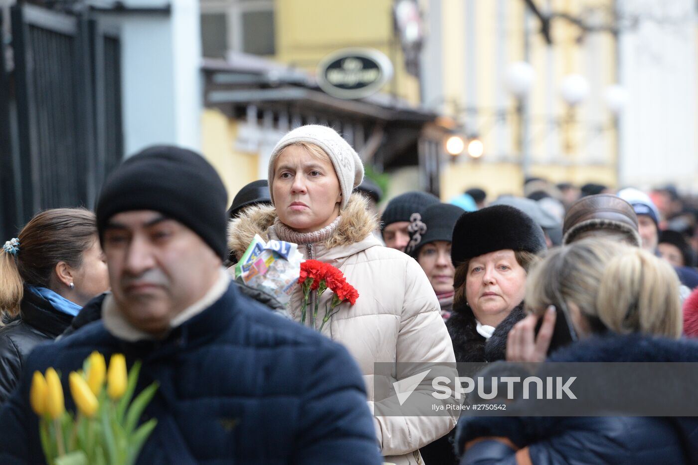 Farewell ceremony for film director Eldar Ryazanov