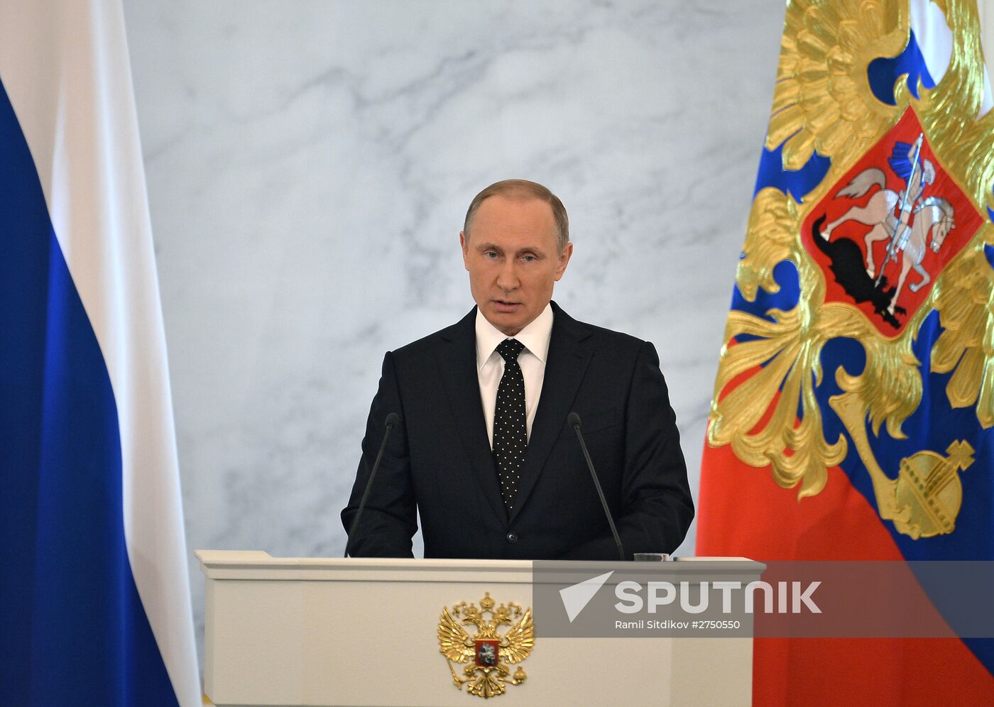 Vladimir Putin delivers annual Presidential Address to Federal Assembly