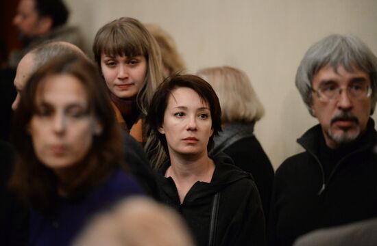 Farewell ceremony for film director Eldar Ryazanov