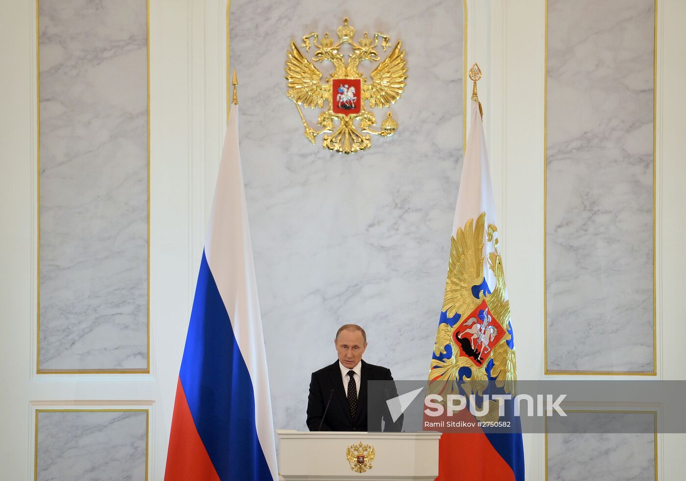 Vladimir Putin delivers annual Presidential Address to Federal Assembly