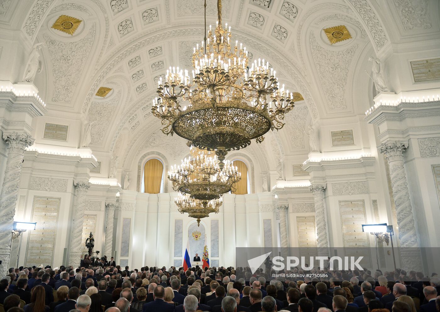 Vladimir Putin delivers annual Presidential Address to Federal Assembly