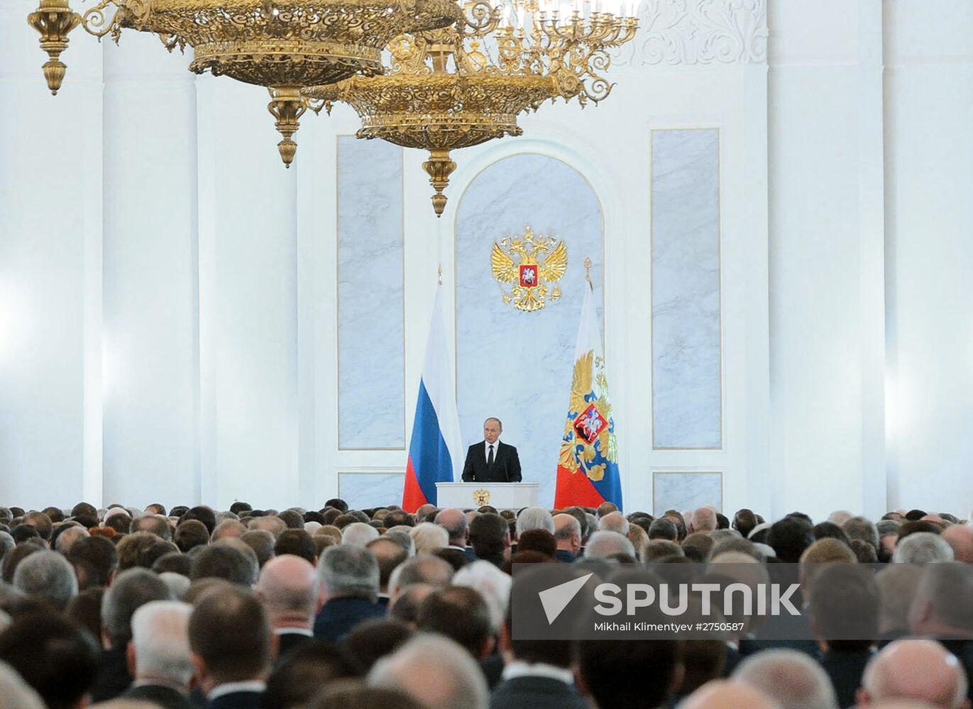 Vladimir Putin delivers annual Presidential Address to Federal Assembly