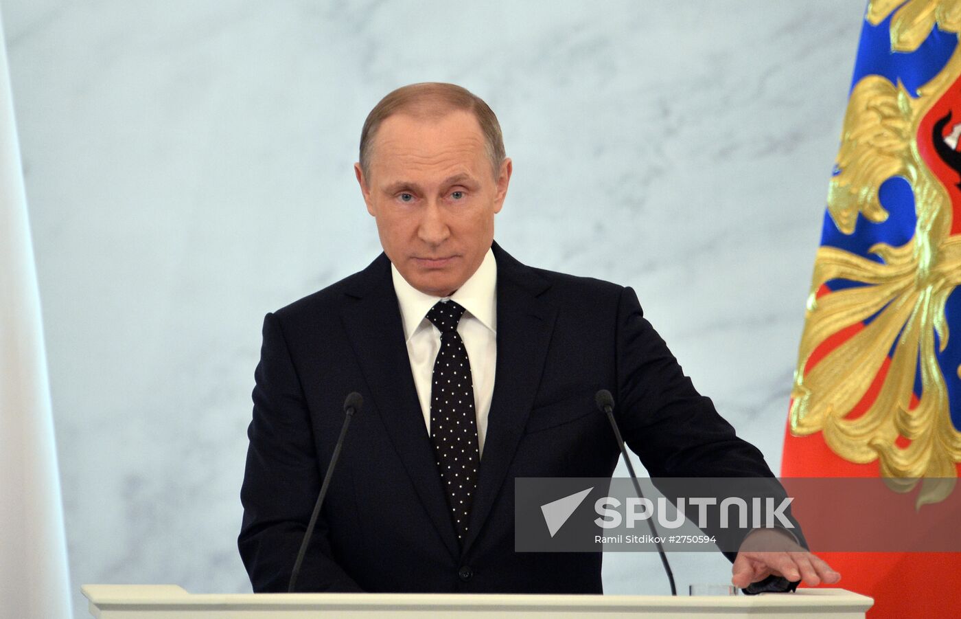 Vladimir Putin delivers annual Presidential Address to Federal Assembly
