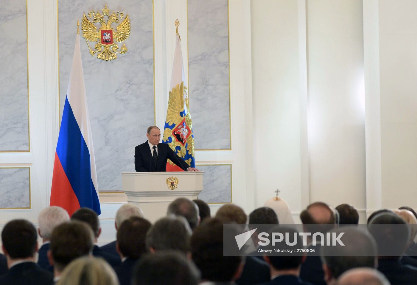 Vladimir Putin delivers annual Presidential Address to Federal Assembly