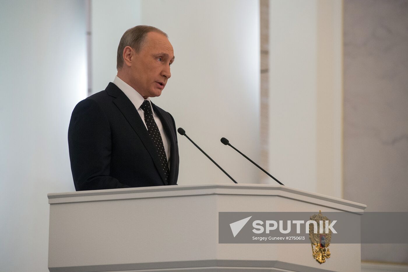 Vladimir Putin delivers annual Presidential Address to Federal Assembly