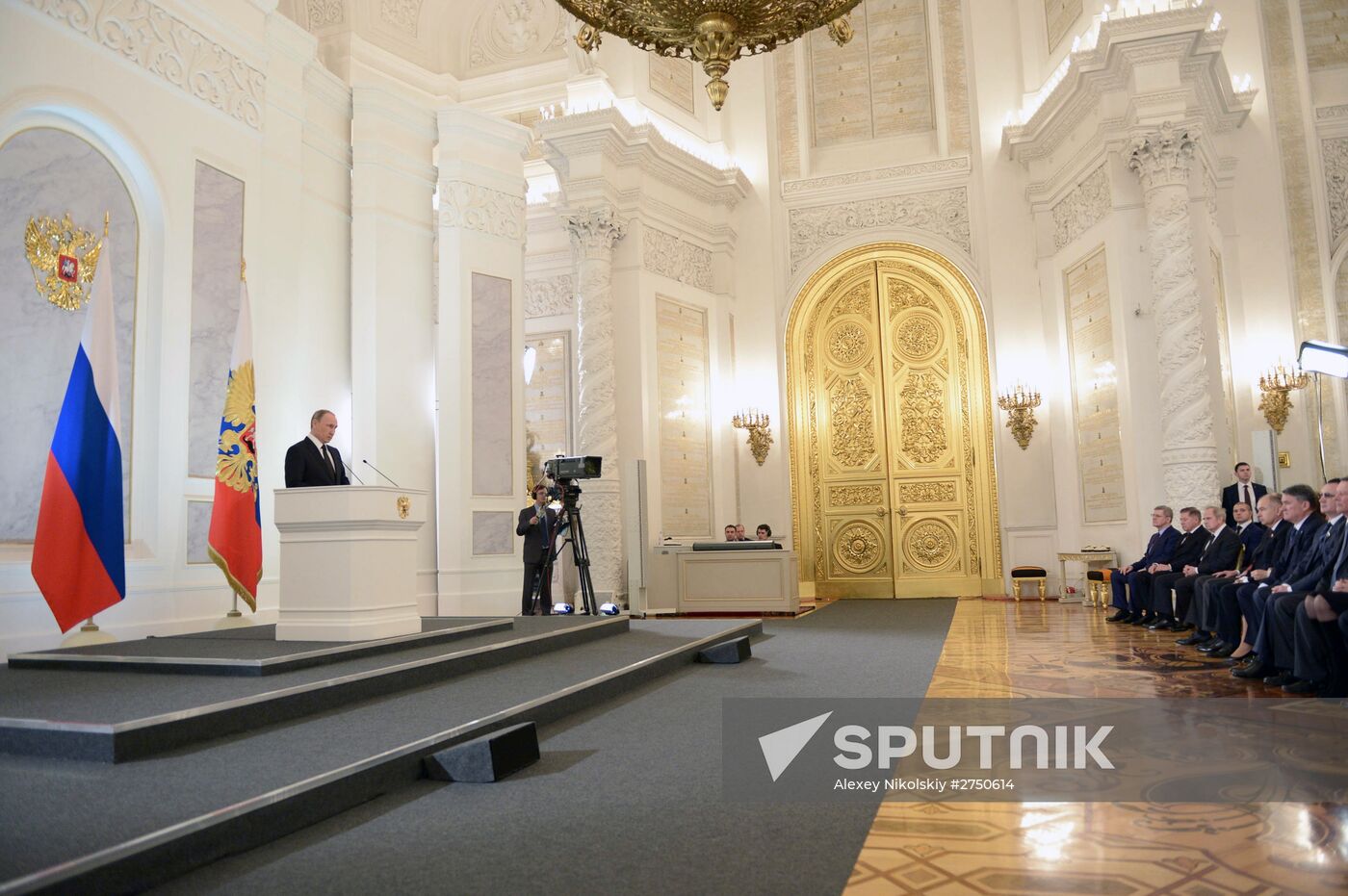 Vladimir Putin delivers annual Presidential Address to Federal Assembly