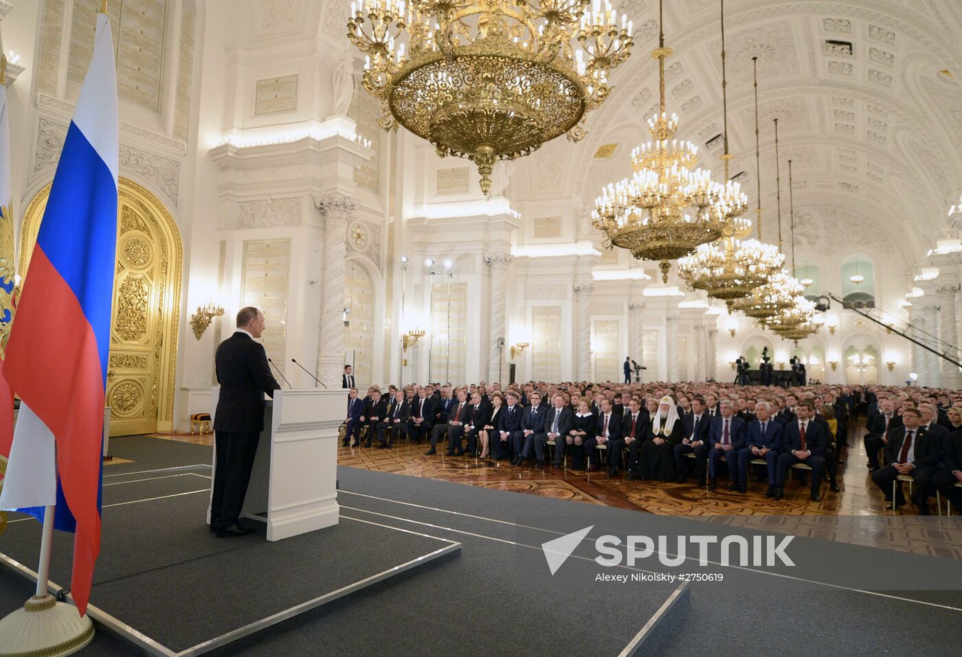 Vladimir Putin delivers annual Presidential Address to Federal Assembly