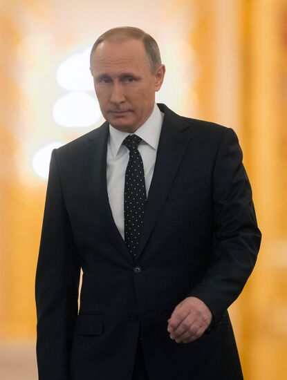Vladimir Putin delivers annual Presidential Address to Federal Assembly