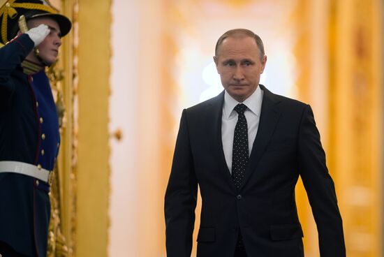 Vladimir Putin delivers annual Presidential Address to Federal Assembly