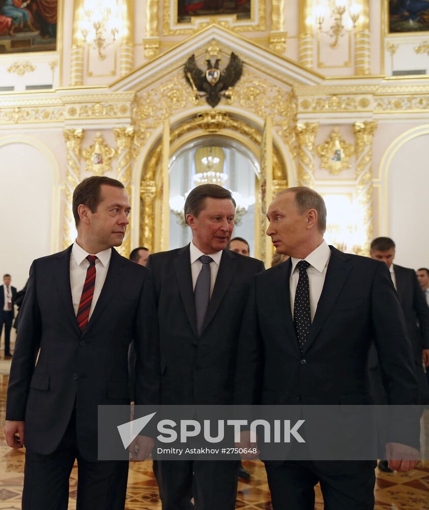 Vladimir Putin delivers annual Presidential Address to Federal Assembly