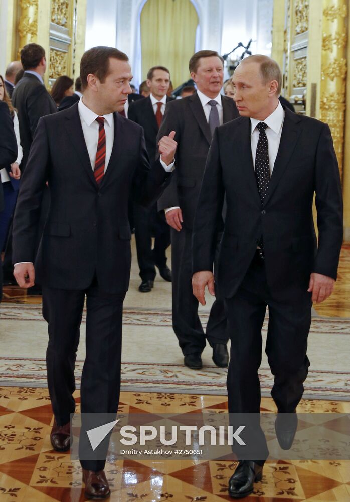 Vladimir Putin delivers annual Presidential Address to Federal Assembly