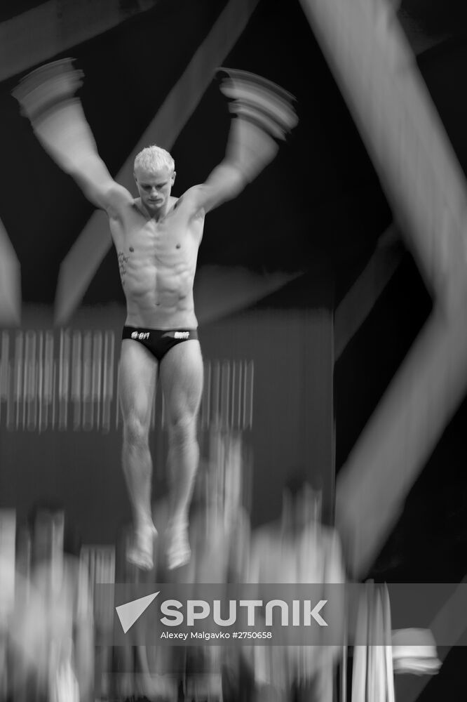 FINA 2015 World Championships. Men's Synchro 3 m Springboard Diving Finals.