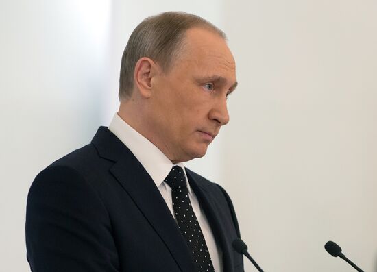 Vladimir Putin delivers annual Presidential Address to Federal Assembly