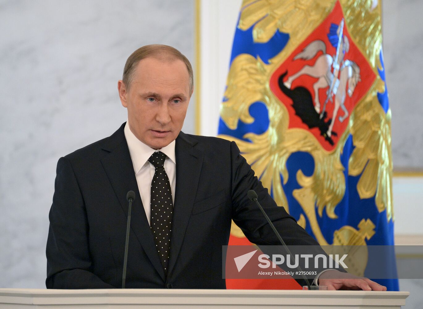 Vladimir Putin delivers annual Presidential Address to Federal Assembly