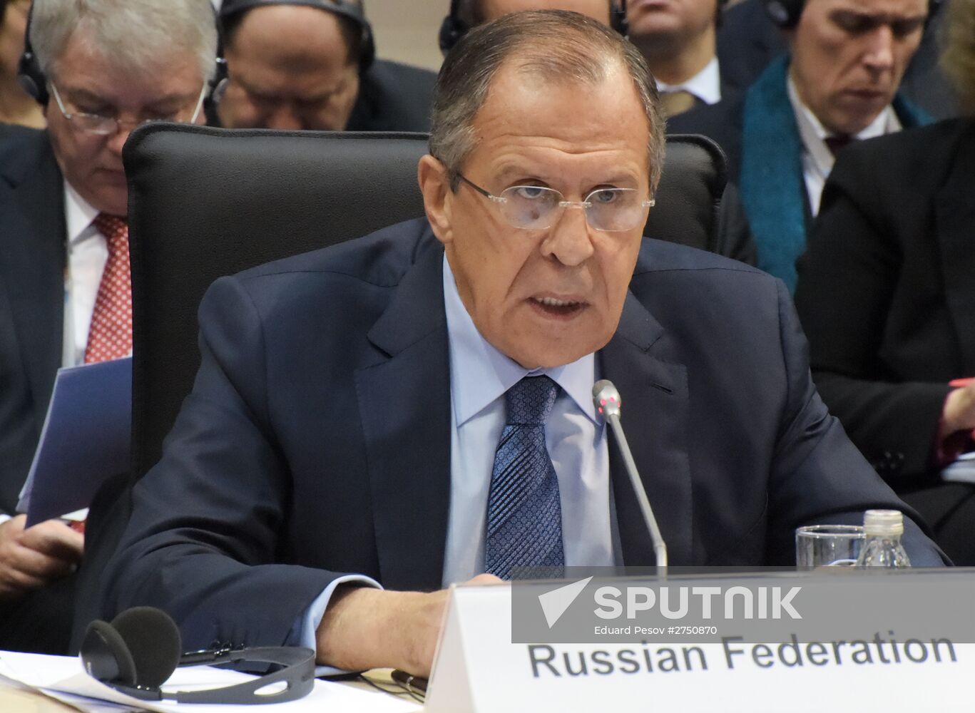 Russian Foreign Minister Sergei Lavrov takes part in 22nd OSCE ministerial conference