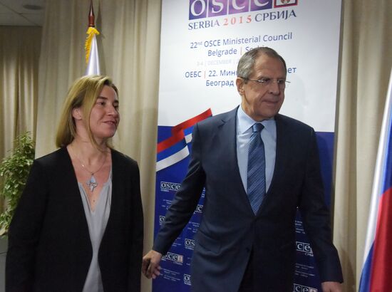 Russian Foreign Minister Sergei Lavrov takes part in 22nd OSCE ministerial conference