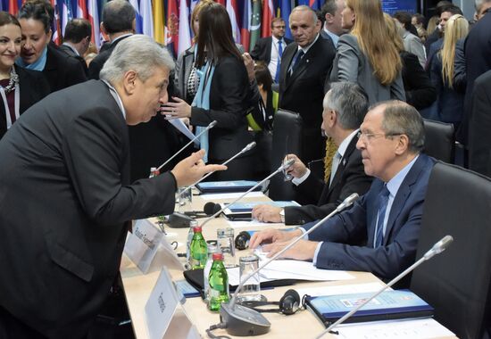 Russian Foreign Minister Sergei Lavrov takes part in 22nd OSCE ministerial conference