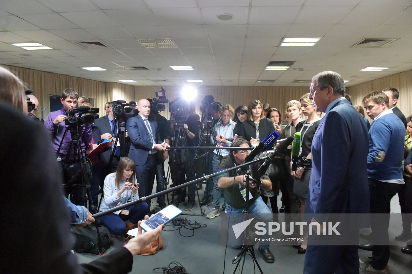 Russian Foreign Minister Lavrov attends the 22nd OSCE Ministerial Council