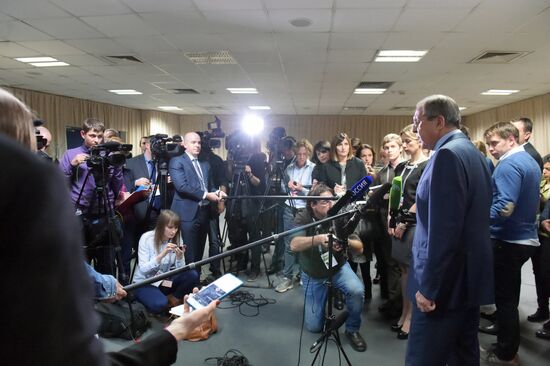 Russian Foreign Minister Lavrov attends the 22nd OSCE Ministerial Council