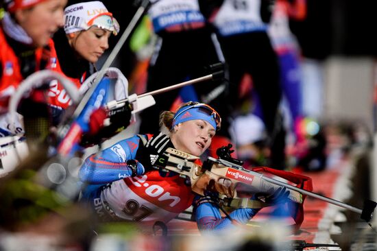 World Cup Biathlon 1. Women's 15 km individual