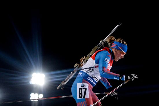 World Cup Biathlon 1. Women's 15 km individual