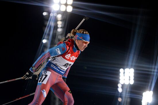 World Cup Biathlon 1. Women's 15 km individual