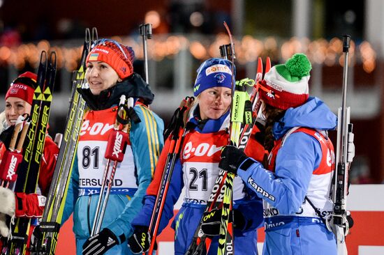 World Cup Biathlon 1. Women's 15 km individual