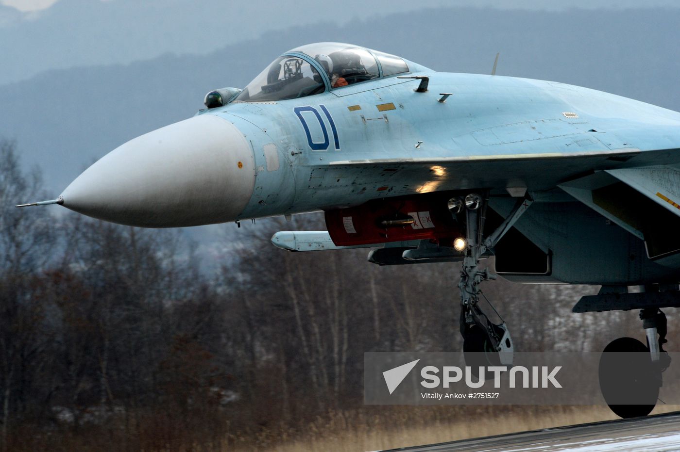 Combat aviation tactical training in Primorye Territory