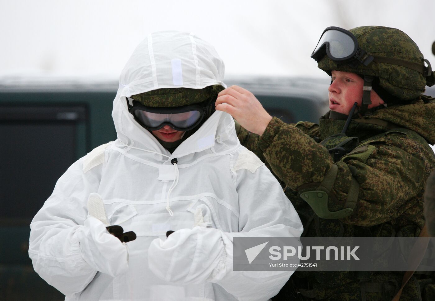 Tactical exercise of peacekeeping unit of Central Military District in Samara Region
