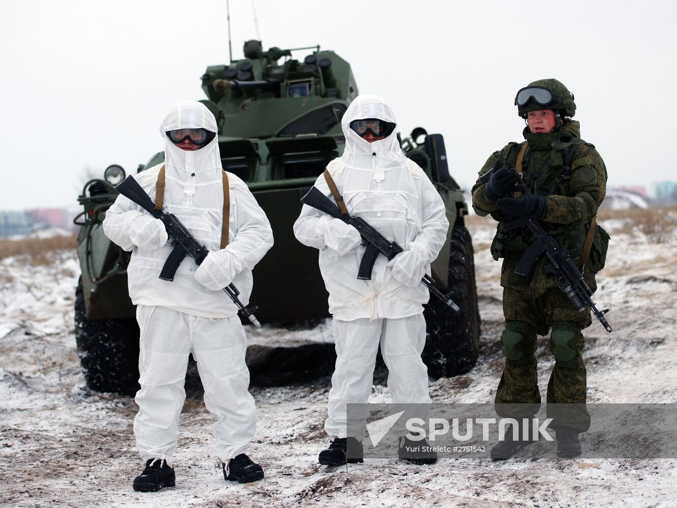 Tactical exercise of peacekeeping unit of Central Military District in Samara Region