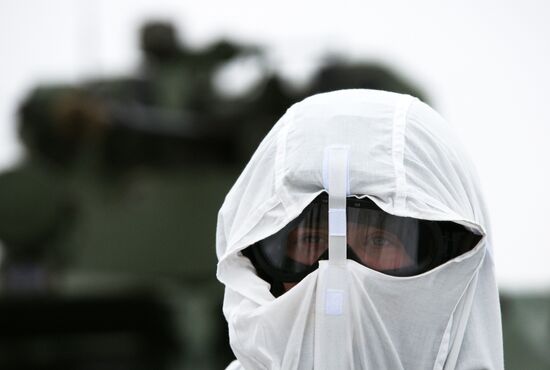 Tactical exercise of peacekeeping unit of Central Military District in Samara Region