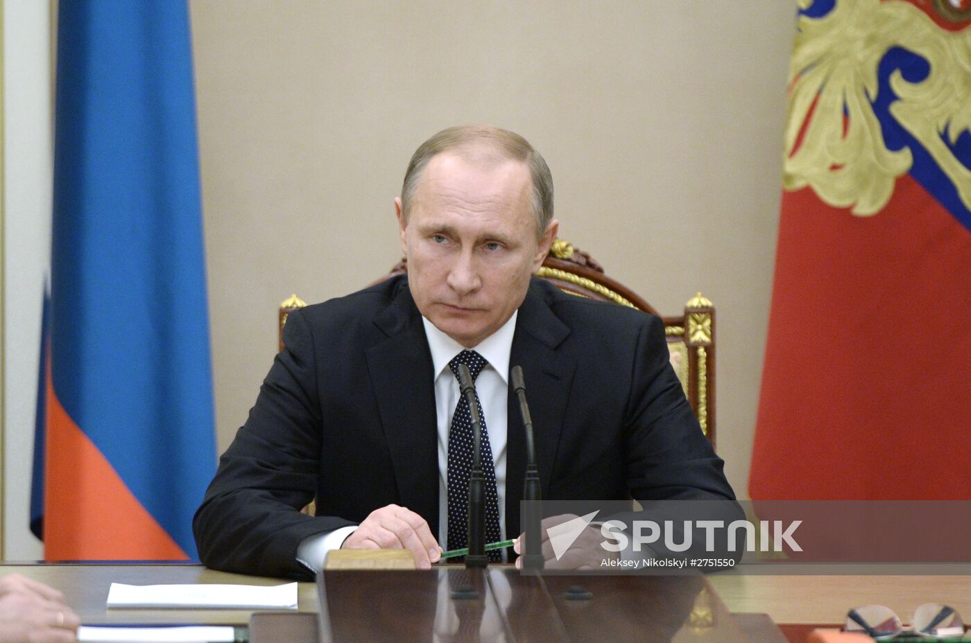 President Vladimir Putin chairs Secutiry Council meeting