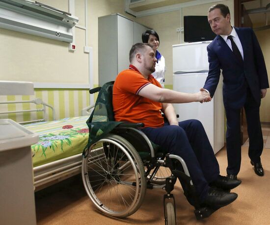 Prime Minister Dmitry Medvedev met with leaders of Russian disability organizations