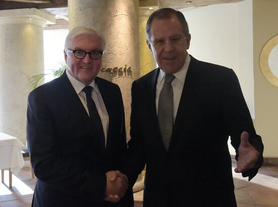 Foreign Minister Lavrov meets with German FM Frank-Walter Steinmeier