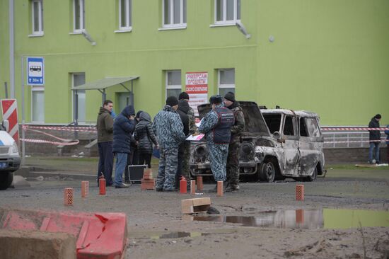 Police car attacked by gunfire in St. Petersburg
