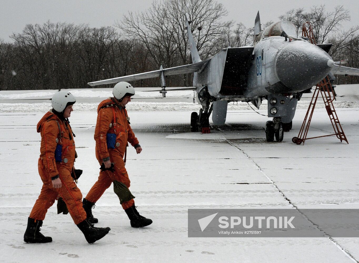 Tactical flight drill by fighter aircraft in Primorye Territory