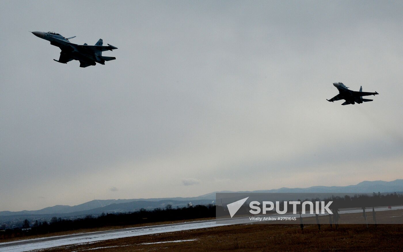 Tactical flight drill by fighter aircraft in Primorye Territory