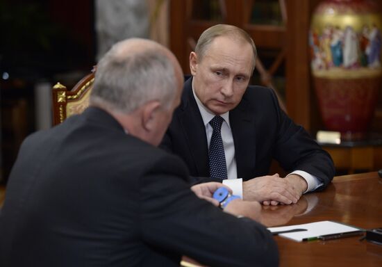 President Putin meets with Rostec Corporation head Chemezov