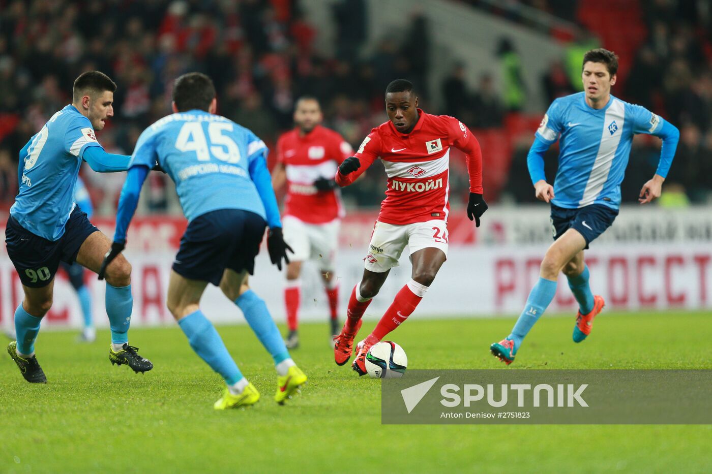 Football. RFPL. Spartak vs Krylia Sovetov