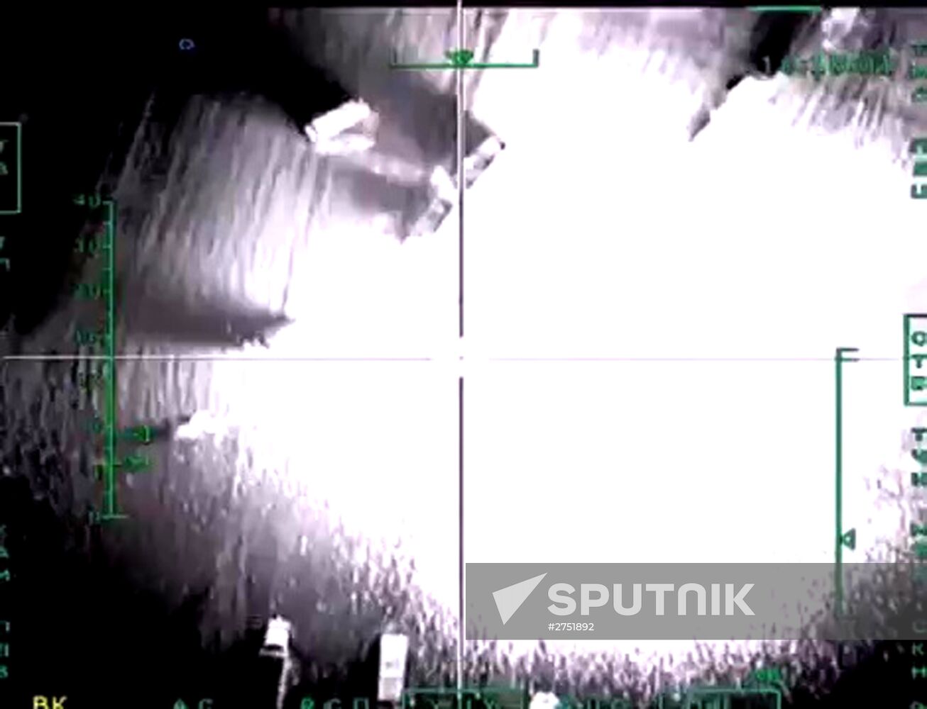 Russian Aerospace Forces airstrike oil trucks in Syrian province Aleppo