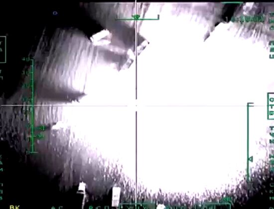 Russian Aerospace Forces airstrike oil trucks in Syrian province Aleppo